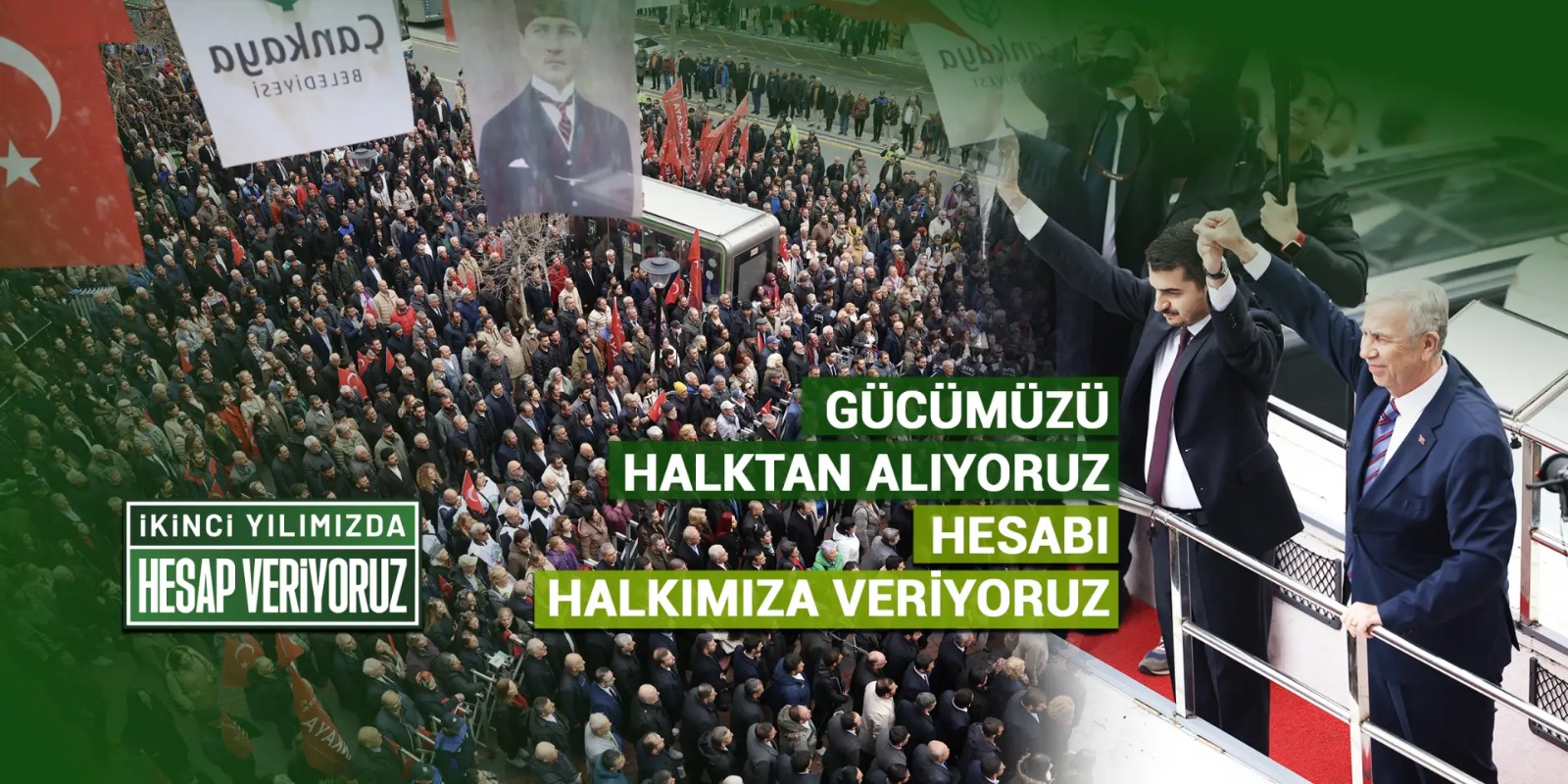 ÇANKAYA BELEDİYE BAŞKANI’NDAN 2 YILLIK DEĞERLENDİRME: BU BAŞARI HEPİMİZİN